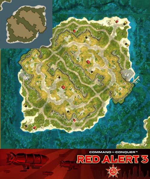 最新红警3地图分享:无限资源地图及对战地图下载