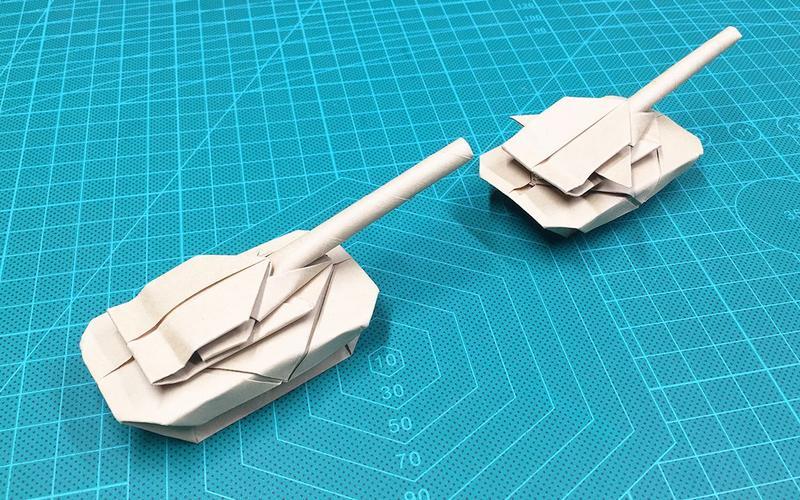 红警主题手工：用纸折出红警装备，高清壁纸免费下载