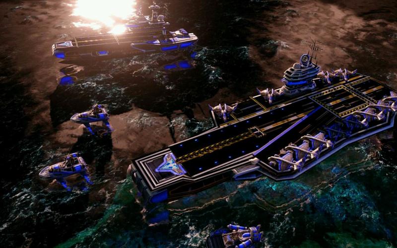 一万艘航母来袭！红警主教你如何防守！