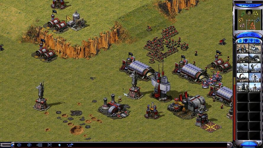 红警电脑混战：原版地图，体验经典的电脑对战