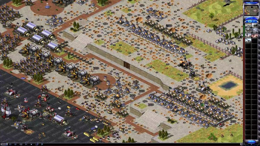 红警电脑混战：原版地图，体验经典的电脑对战