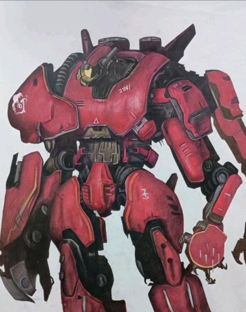 红警机甲绘画技巧：从零基础到大神级，一步步教你画！