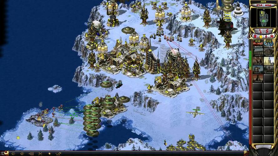 红警2孤岛生存战：高手对战精彩瞬间回放