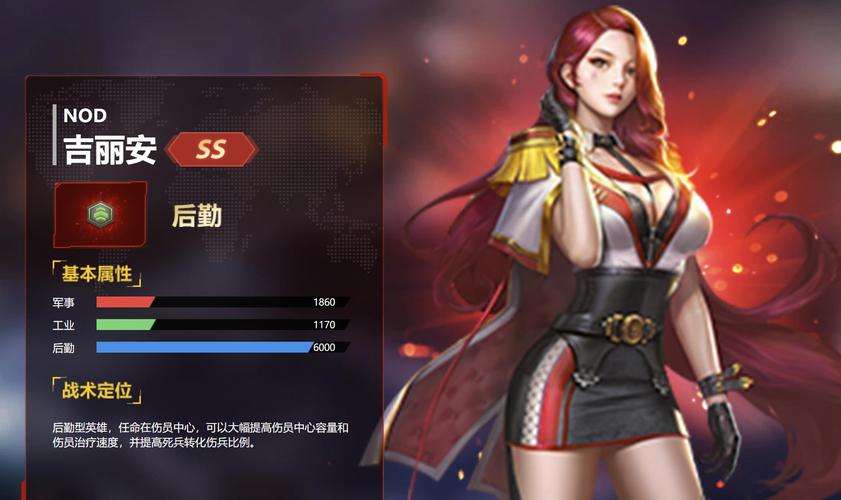 红警OL女角色图鉴：收集所有漂亮的女指挥官