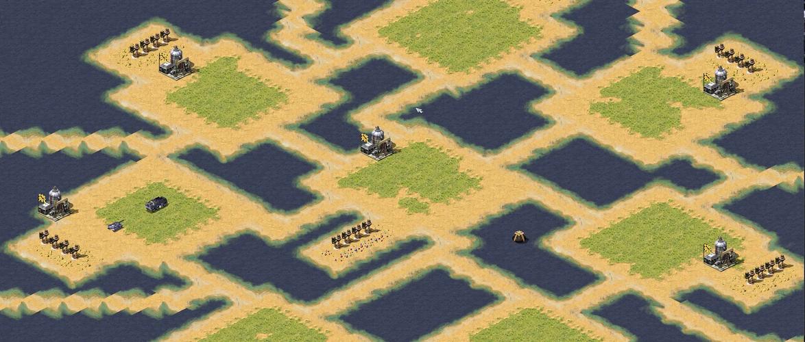 红警2斜坡地图攻略：隐藏部队的最佳位置