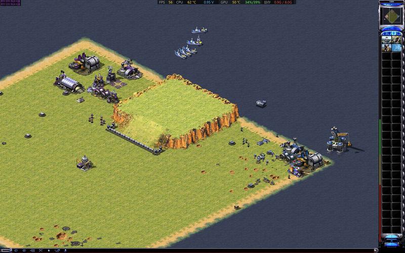 洞主玩红警：极限1V5翻盘，敌人无奈梭哈！