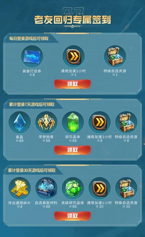 红警每日签到:累积签到,领取海量游戏奖励!