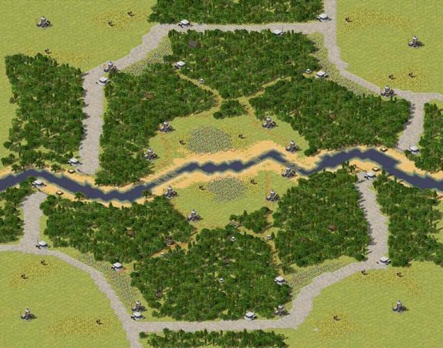 想看全景红警地图？这里有你想要的！