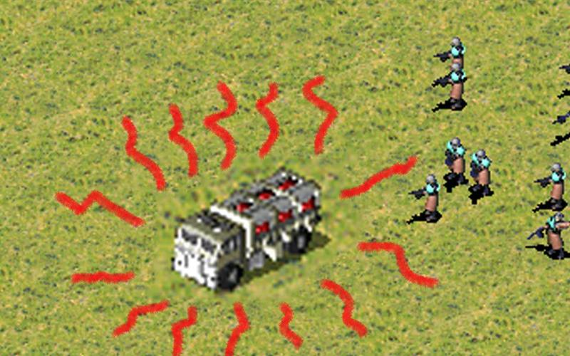 红警海天之战：光棱、飞碟、自爆卡车，爽快对决！