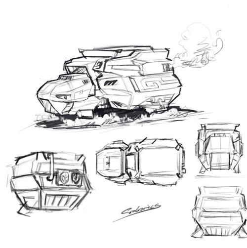 红警车简笔画教程：简单易学，一看就会！