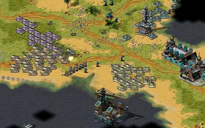 红警八人图:海陆空三军大作战地图合集