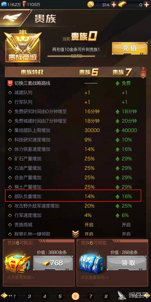 最新红警贵族价格更新：各个等级的充值费用是多少？