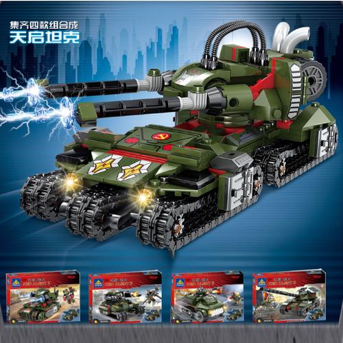 红警迷必入！高品质天启坦克积木等你来拼！