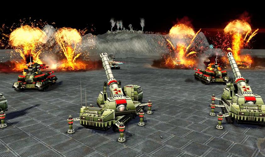 红警破阵：经典战役重温，体验苏联犀牛坦克威力