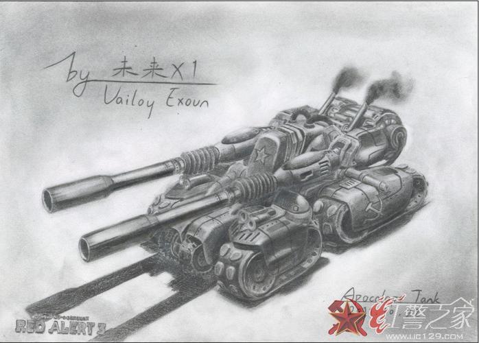 红警绘画大全:超多精美手绘图,你想要的都在这里!