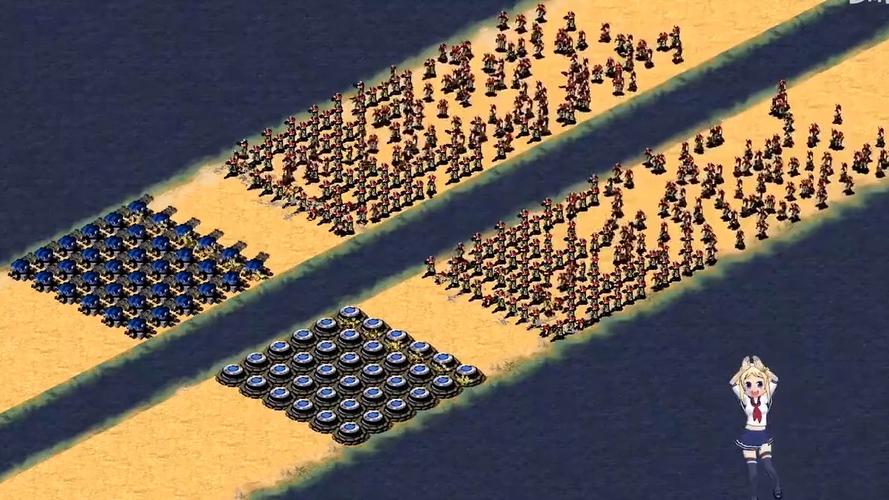 红警闪美国兵实战演示：让你笑到肚子疼