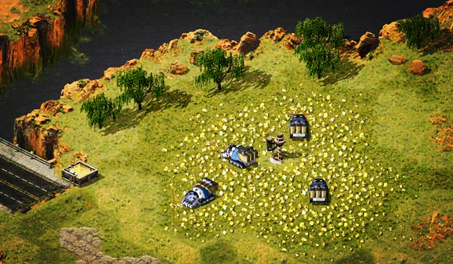 红警2打矿场攻略：高效采矿，经济碾压对手