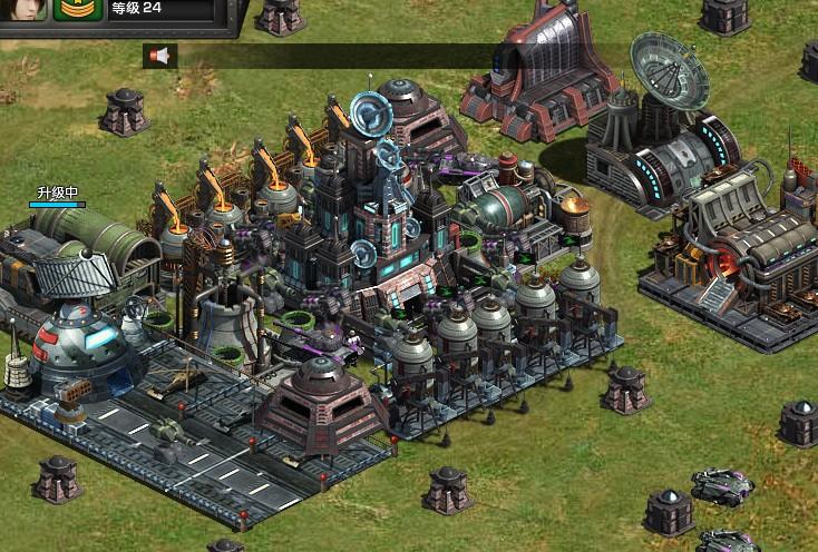 如何在红警游戏中快速建造建筑物?