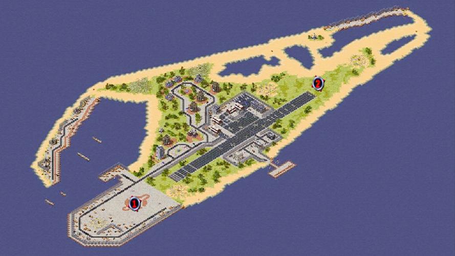 红色警戒3浮岛地图推荐：体验刺激的海上战争