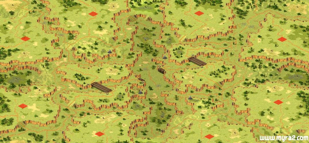 红警2尤里复仇草地地图：全新游戏体验，绿意盎然